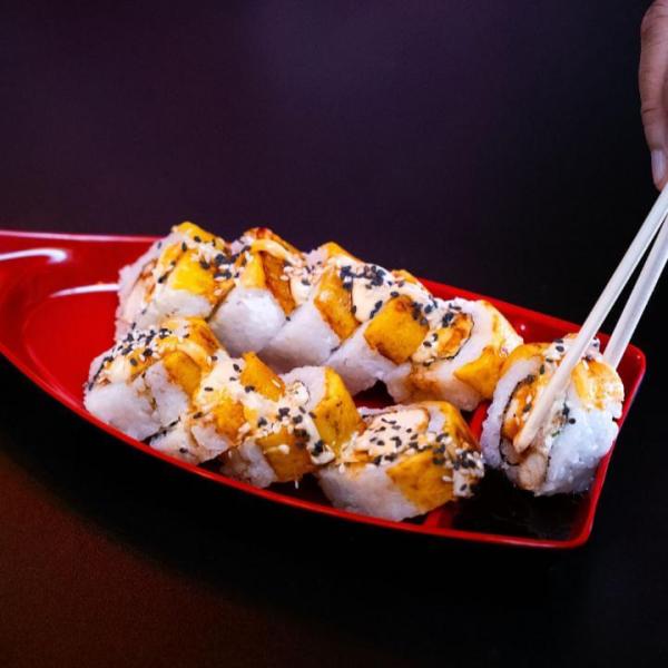 Sake roll aplatandado 10 pzas - Shitorii Sushi